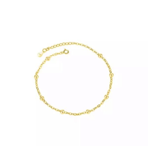 Tornozeleira Bolinha Ouro