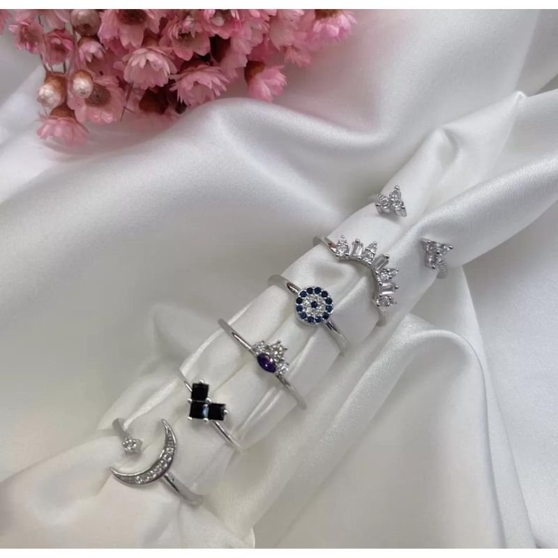 Anel Coração Preto