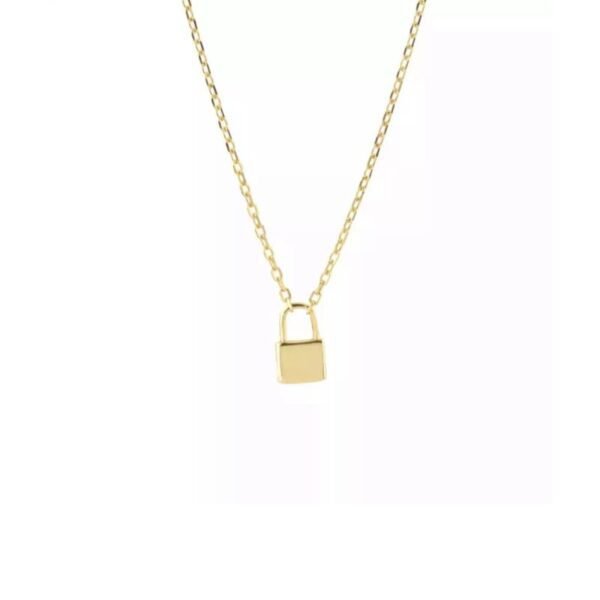 Colar Cadeado Ouro