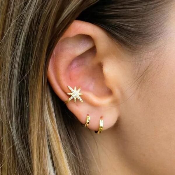 Ear Cuff Lira Ouro
