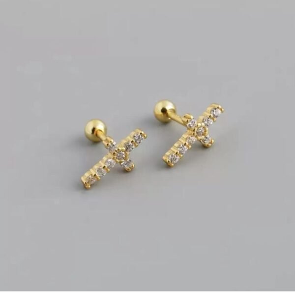 Brinco Cruzinha Ouro