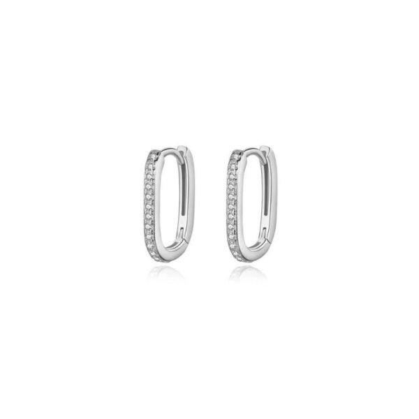 Brinco Chiara Mini Cristal Prata