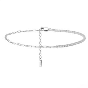 Tornozeleira Riviera Prata