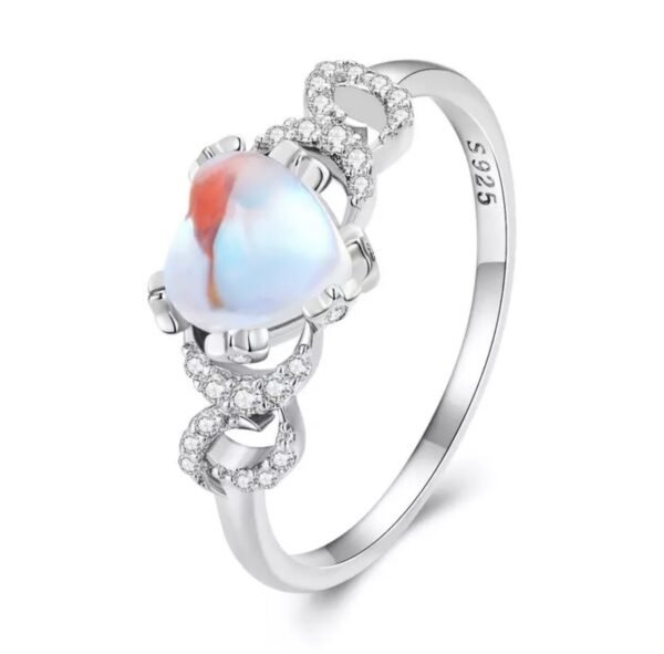 Anel Love Blue Prata