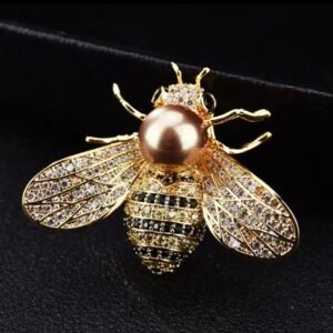 Broche Abelha Dourado