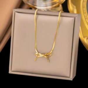Colar Laço Dourado