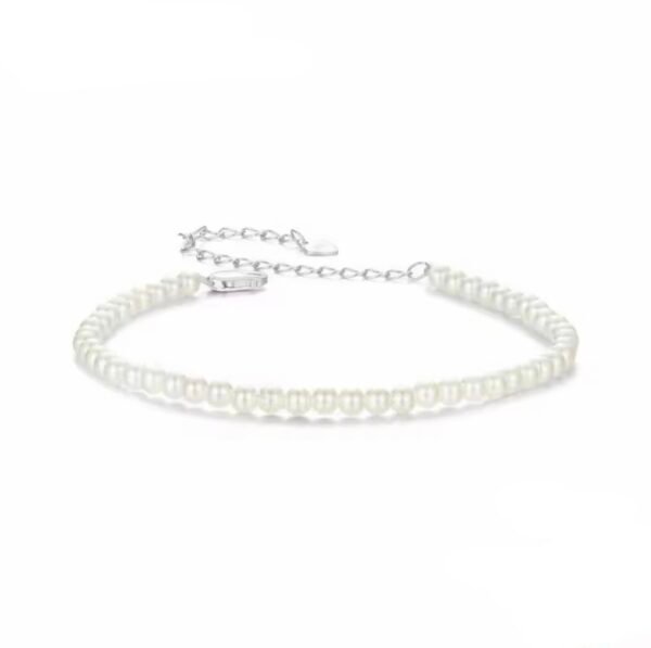 Pulseira Mini Pérola Prata