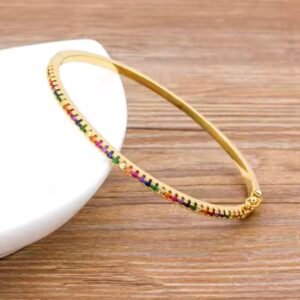 Bracelete Rainbow Dourado