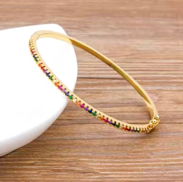 Bracelete Rainbow Dourado