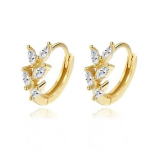 Brinco Argola Folha Ouro