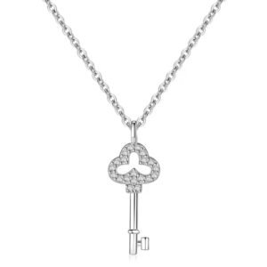 Colar Chave Prata