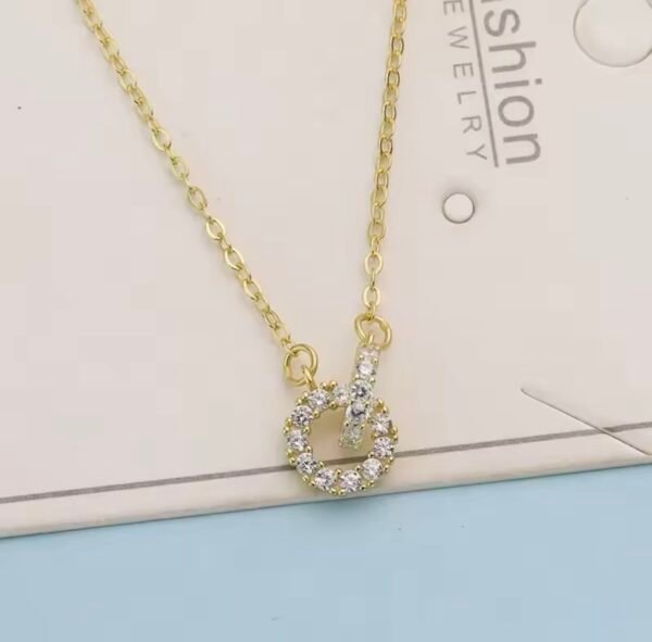 Colar Elo Cristal Ouro