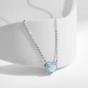 Colar Clara Blue Prata