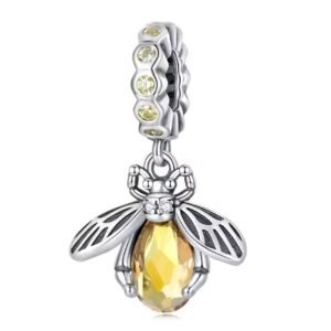 Berloque Abelha Prata