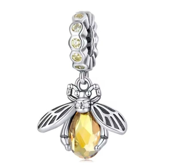 Berloque Abelha Prata