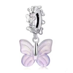 Berloque Borboleta Prata