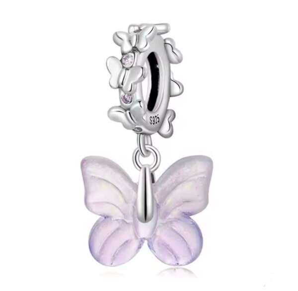 Berloque Borboleta Prata
